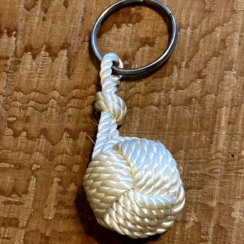 Nautical Marine Sailor's Monkey Fist Sailor Rope Knot Keychain key Ring 4